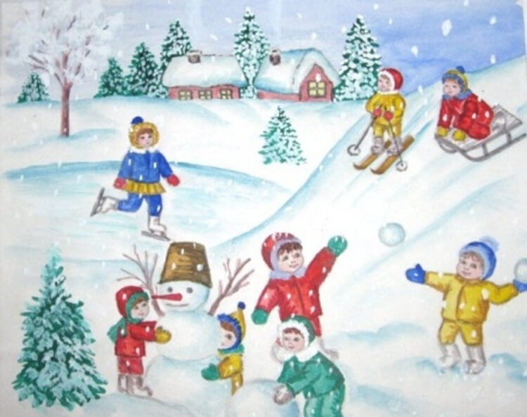 Рисунки на новогоднюю тематику: что можно нарисовать на Новый год risunki na novogodnyuyu temu 109