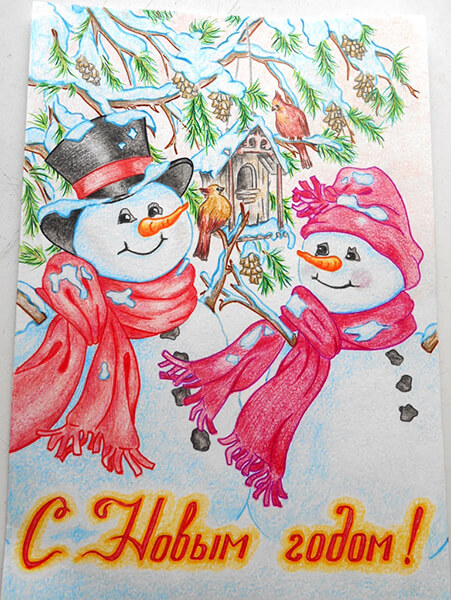Рисунки на новогоднюю тематику: что можно нарисовать на Новый год risunki na novogodnyuyu temu 123