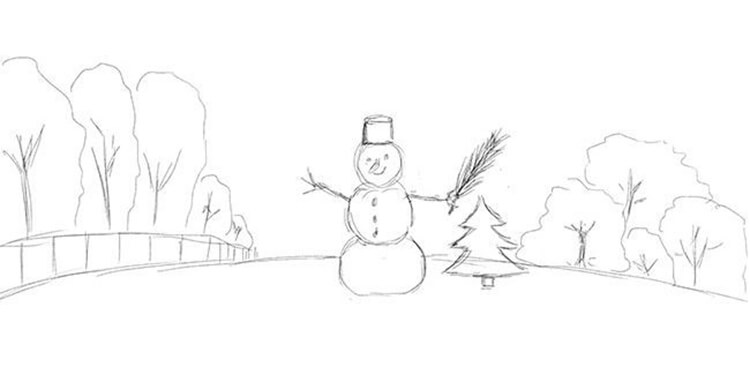 Рисунки на новогоднюю тематику: что можно нарисовать на Новый год risunki na novogodnyuyu temu 39