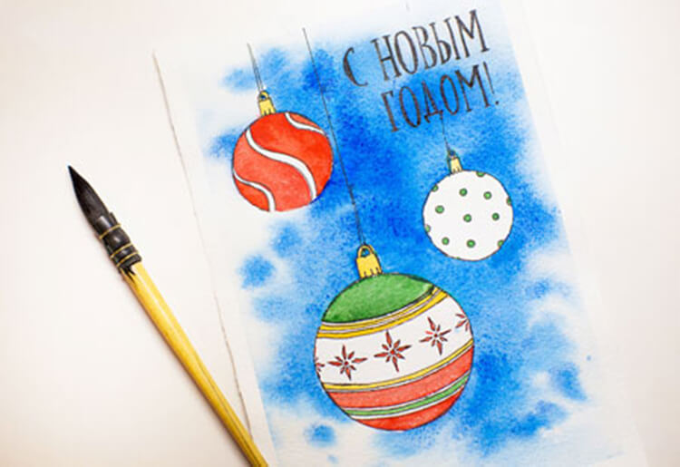 Рисунки на новогоднюю тематику: что можно нарисовать на Новый год risunki na novogodnyuyu temu 93
